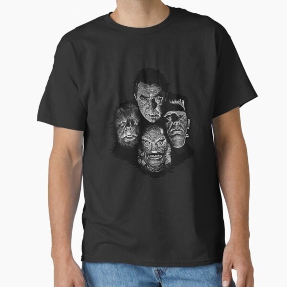 Monster Mash T-Shirts Black